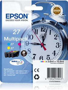 Epson T2705 Patron L MultiPack 3 színű 300 old.