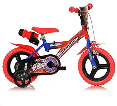 Dino Bikes Pókember gyermek BMX kerékpár 12-es méret /123GL-SA/