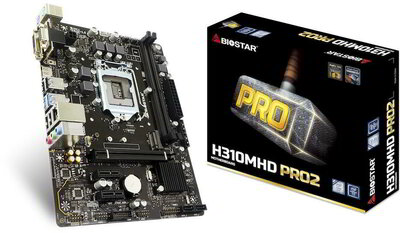 Biostar H310MHD PRO2, Intel H310, LGA 1151, DDR4