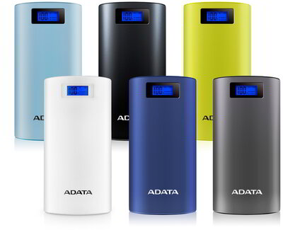 ADATA P20000D Power Bank, 20000mAh, LED flashlight, SÁRGA