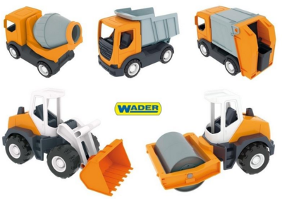 Wader Tech Truck Munkagépek 5 féle változatban /35360/