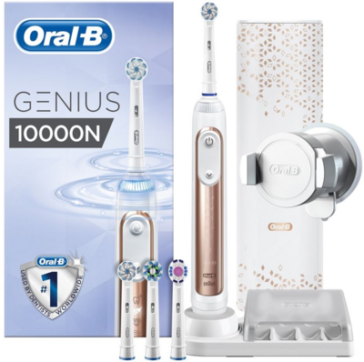 Braun Oral-B PRO 10000 rose gold elektromos fogkefe Sensi fejjel