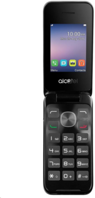 Alcatel 2051D Dual-Sim mobiltelefon fekete-fehér