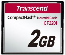 2GB Compact Flash Industrial memóriakártya Transcend (TS2GCF220I)
