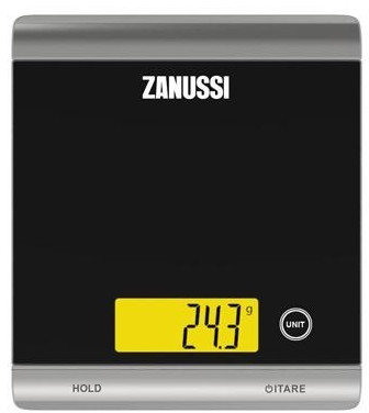 Zanussi Caserta digitális konyhai fekete mérleg