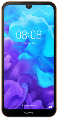 Huawei Y5 (2019) Dual-Sim mobiltelefon modern borostyán barna