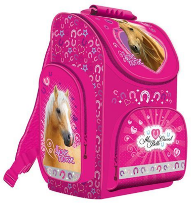 Unipap "My Little Friend" ergonomikus iskolatáska lovas rózsaszín /241451/