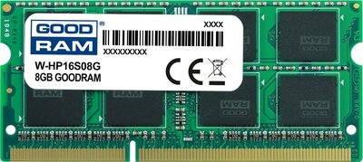 GOODRAM DDR3 SODIMM 8GB 1600MHz CL11 HP