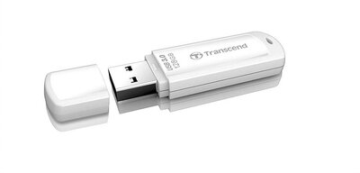 Transcend memória USB 128GB Jetflash 730 USB 3.0, fehér