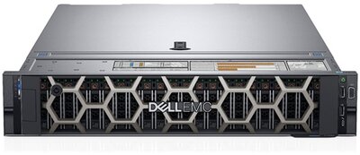 DELL EMC PE rack szerver - R740 (3.5"), 1x 12C S4116 2.1GHz, 8x16GB, 2x480GB MIU SSD; H730P, iD9 En., (1+1).