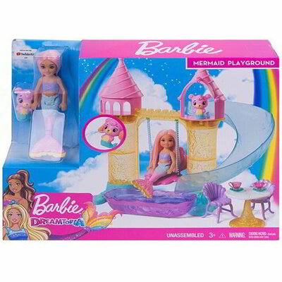 Mattel Barbie Dreamtopia: Chelsea sellő kastély játékszett /FXT20/