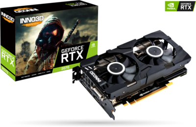 "Inno3D GeForce RTX 2070 8GB TWIN X2 Rev.2 videokártya /N20702-08D6-1710VA23/