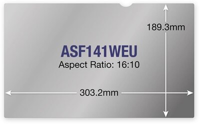 TARGUS Betekintésvédő fólia ASF141WEU, Privacy Screen 14.1"W (16:10)