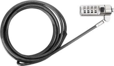 TARGUS Biztonsági zár ASP66GLX-S, DEFCON Trapezoid Serialised Combination Cable Lock