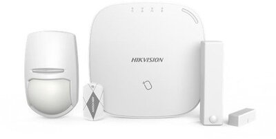 Hikvision Vezeték nélküli riasztó Szett - DS-PWA32-NST (868MHz, Hub, Ajtónyitás érzékelő, mozgásérzékelő, 5 db keytag)