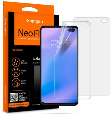 Spigen Neo Flex Samsung Galaxy S10+ kijelzővédő (2db) /606FL25695/