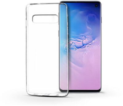 Samsung G973U Galaxy S10 szilikon hátlap - Soft Clear - transparent
