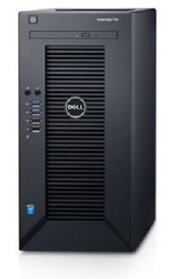 DELL PowerEdge T30 Server, Intel Xeon E3-1225 3.3GHz 4C/4T, 8GB DDR4 UDIMM ECC, 1TB 7.2k SATA 3.5 HDD (up to 4x 3.5 Cabled), Intel Rapid Storage Controller 12.0, DVD+/-RW, TPM, 3y NBD