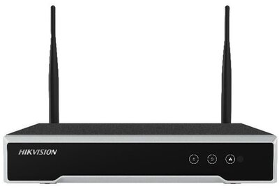 Hikvision NVR rögzítő - DS-7104NI-K1/W/M (4 csatorna, 50Mbps rögzítési sávszél., H265+, HDMI+VGA, 2xUSB, 1x Sata, Wifi)