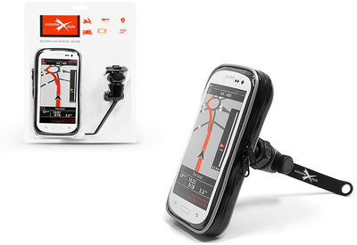 Univerzális kerékpárra/motorkerékpárra szerelhető, vízálló telefontartó - Extreme Scooter-2