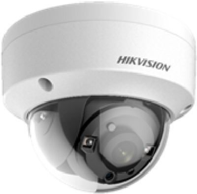 Hikvision 4 in 1 Analóg dómkamera - DS-2CE56D8T-VPITF (2MP, 2,8mm, kültéri, EXIR30m, IP67, IK10, WDR, 3D DNR)