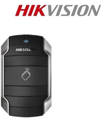 Hikvision RFID kártyaolvasó - DS-K1104M (Mifare (13,56MHz), RS-485/WG26/WG34, IP65, IK10, 12VDC)