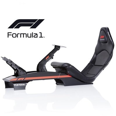 Playseat® Szimulátor cockpit - F1 BLACK (Tartó konzolok: kormány, váltó, pedál, fekete)