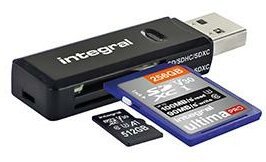 Integral USB 3.1 SD és MICROSD KÁRTYAOLVASÓ v.2