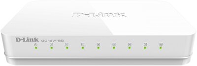 NET D-LINK GO-SW-8G/E 5-Port Gigabit Easy Desktop Switch - asztali Gigabit switch