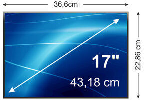 Whitenergy 15.6", CCFL megvilágítású 1440x900, 30tűs, gloss LCD kijelző