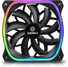 Enermax 3 Fan Pack SQUAR.G.B. RGB 12 cm x 12 cm x 2,6 cm