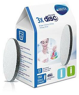 Brita MicroDisc Fill&Go számára, 3 darab Vízszűrő betét