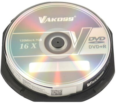VAKOSS DVD-R, 16x, 10 művészetek, cake