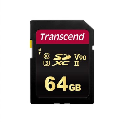 Transcend Memóriakártya 64GB SDXC 700S CL10 UHS-II U3, R/W 285/180MB/s