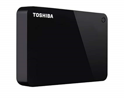 Toshiba Külső HDD 2.5" - 4TB Canvio Advance Fekete (USB3.0; ~5Gbps; NTFS)
