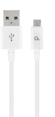 Gembird Micro-USB charging and data cable, 1m, white