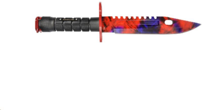 Fadecase M9 Bayonet Chroma Doppler Phase 2 díszkés fekete-piros-kék /FCM9-DP2/