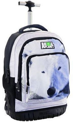 Luna Animal Planet jegesmedve mintás gurulós iskolatáska hátizsák /000570662/