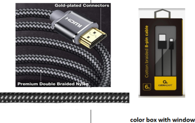 Gembird High speed HDMI cable with Ethernet "Premium series", 10m