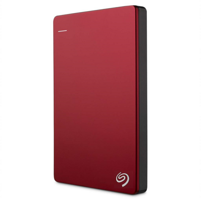 Külső merevlemez Seagate Backup Plus Slim, 2.5", 1TB, USB 3.0, piros