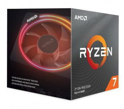 AMD AM4 Ryzen 7 3700X 3,6GHz 32Mb 65W 100-100000071BOX CPU, dobozos