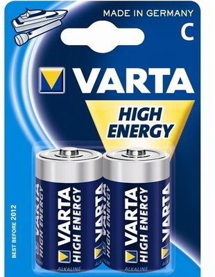VARTA High Energy C (LR14) alkáli baby elem 2db/bliszter