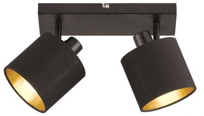 TRIO R80332079 Tommy fekete 2-es mennyezeti spot lámpa