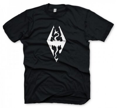 Skyrim T-Shirt "Dragon Symbol", S