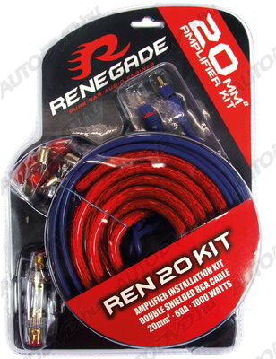 Renegade REN20KIT Autóhifi beszerelő szett 20mm2