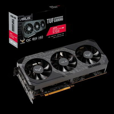 Asus AMD Radeon RX 5700 8GB GDDR6 TUF X3 GAMING OC HDMI 3xDP - TUF 3-RX5700-O8G-GAMING