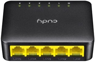 CUDY Switch 5x1000Mbps, Műanyagházas Asztali