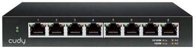 CUDY Switch 8x1000Mbps, Fémházas Asztali