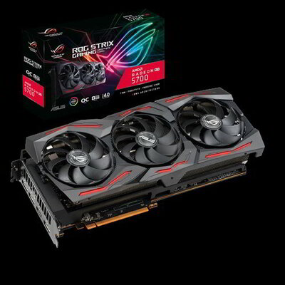 Asus AMD Radeon RX 5700 8GB GDDR6 ROG STRIX OC GAMING HDMI 3xDP - ROG-STRIX-RX5700-O8G-GAMING