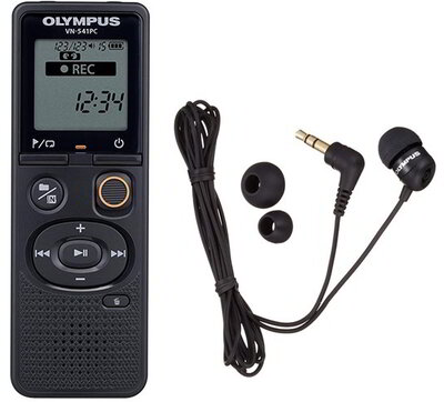 Olympus VN-541PC 4GB fekete diktafon + TP8 mikrofon